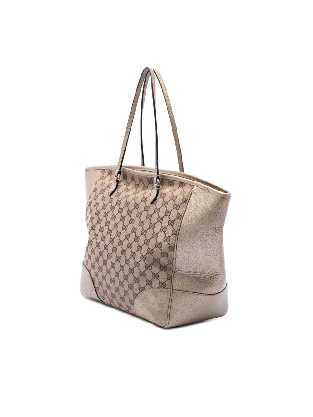 Gucci Gg Canvas And Leather Bree Tote #290380G45B - Picture 2 of 6